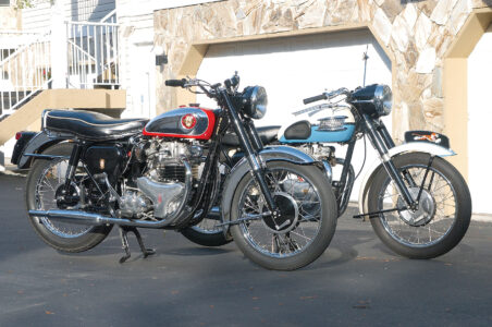 Two motorcycles side by side